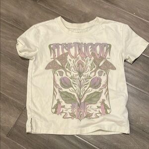 GAP Kids Graphic Tee - Cream and Purple